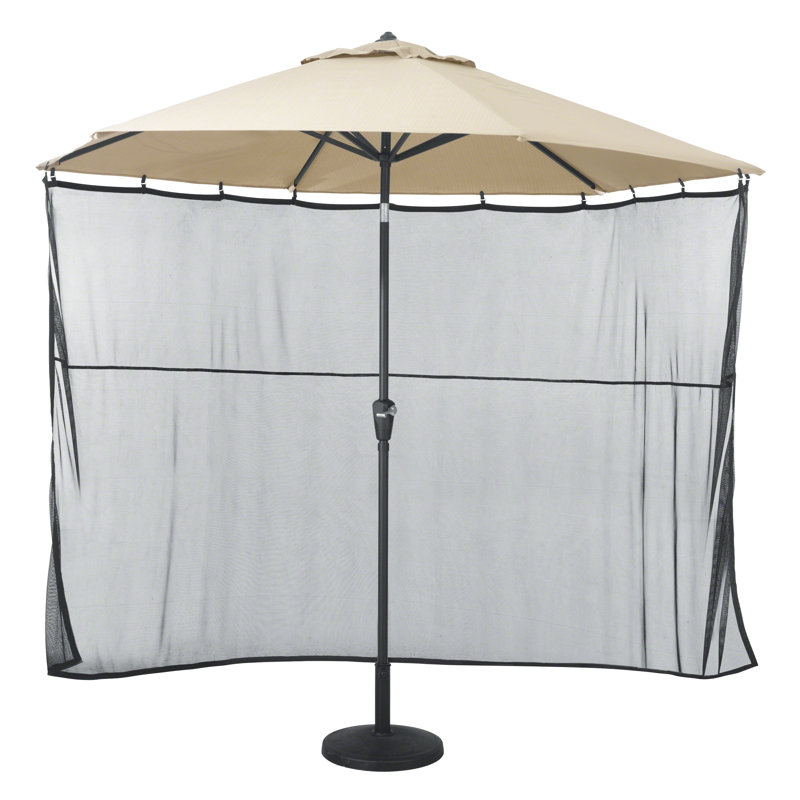 Freeport Park Hedon Patio Umbrella Side Wall Sun Shade Netting
